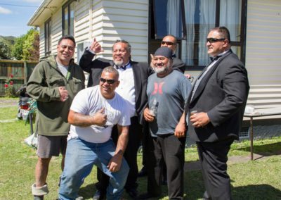 Maori wedding Waiwhetu marae hangi