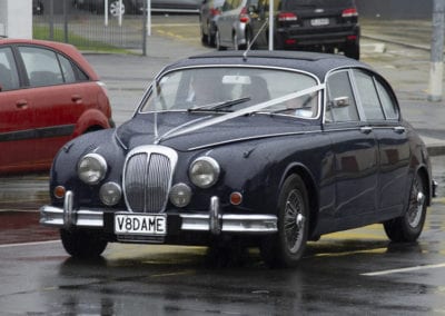 classic bridal car Daimler