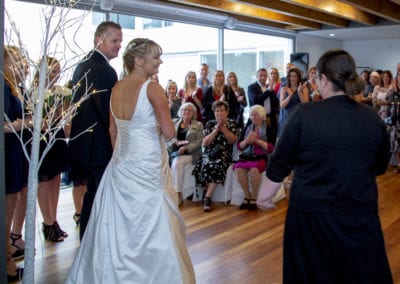 Dowse Art Gallery wedding ceremony