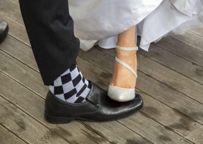 Bride & groom feet